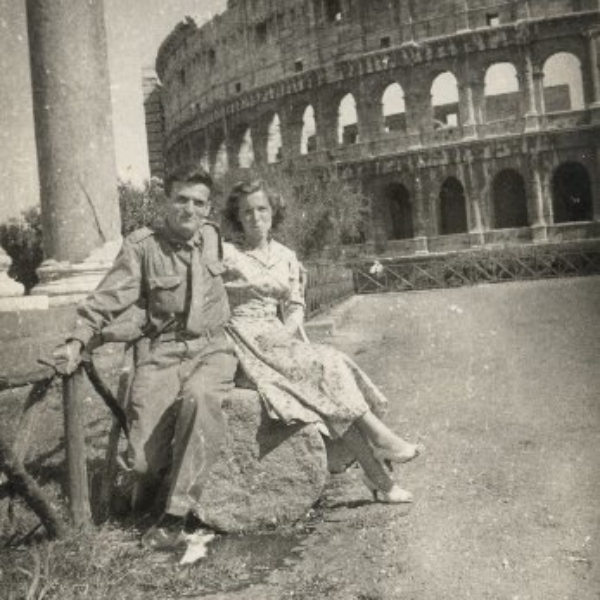 Lo zio Paolo a Roma con la mamma