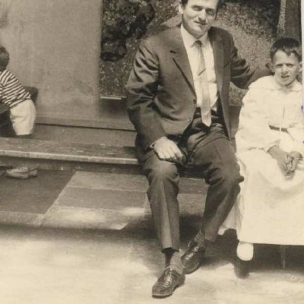 Zio Paolo e io alla 1a comunione