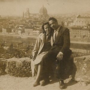 Il babbo e la mamma al piazzale Michelangelo