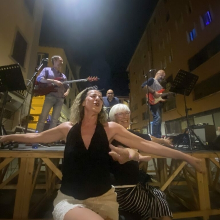Dancing due