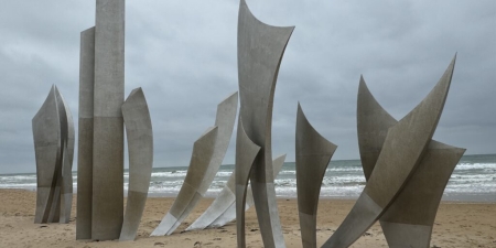 Monumento sulla Spiaggia a Omaha Beach - ‎⁨Saint-Laurent-sur-Mer⁩, ⁨Côte des Nacre⁩