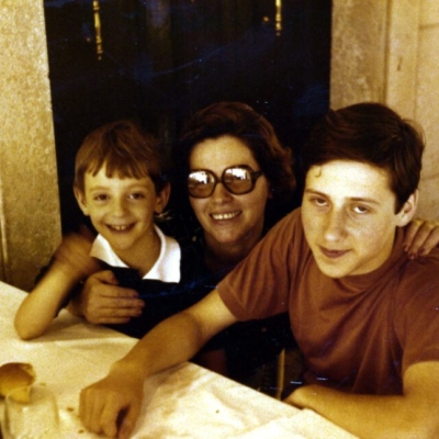 Con Ale e Maurizio 1977