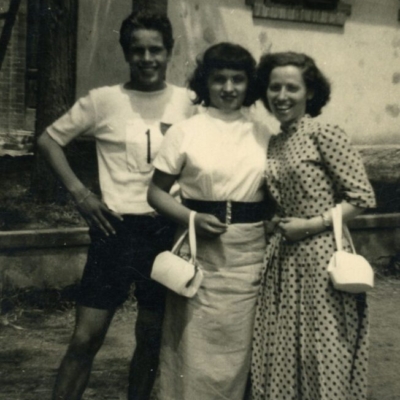 La mamma con la sua amica Valentina Contini