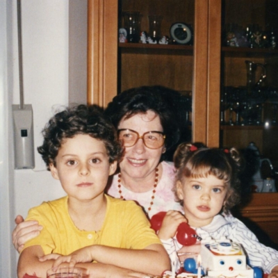 Con i figli di Sabino