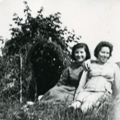 La mamma con la zia Olga