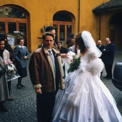 Con Max e Lucy Oggi sposi 1994