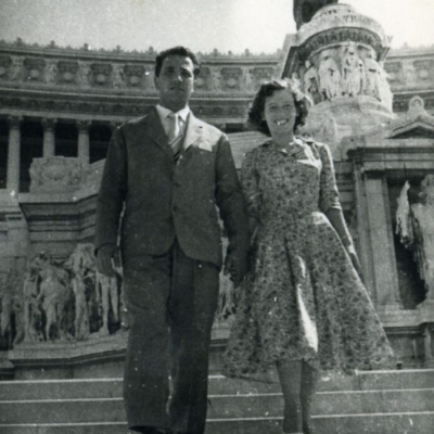 Roma 1956 con il babbo