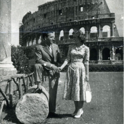 Roma 1956 con il babbo