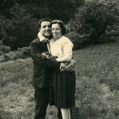 Con il babbo 1956