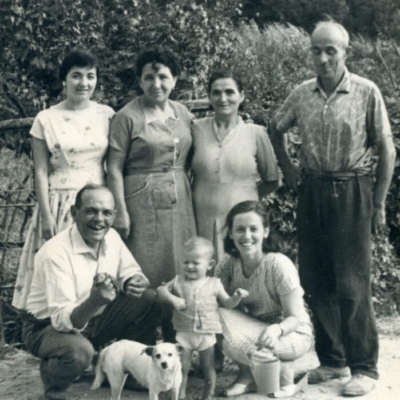 A Gattaia con la famiglia Offesi 1958