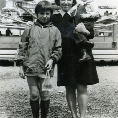 Con Ale e Maurizio 1975