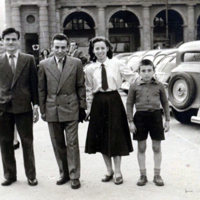 Con Paolo, Federigo ed Egidio 1946