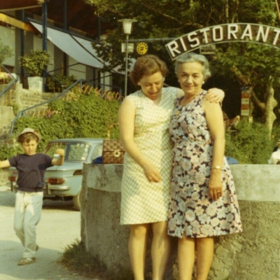Con la zia di Francia